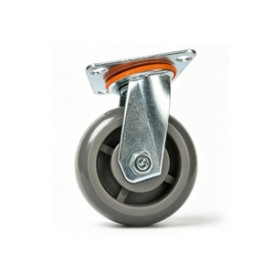 Roulettes en nylon, roues industrielles en nylon blanc robustes, roues de chariot, roues pour cages de stockage et caisses de manutention - Product Image 1