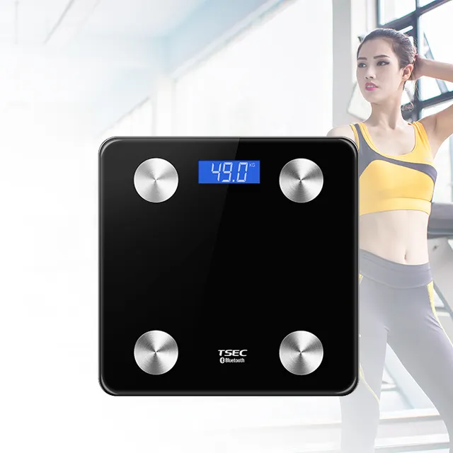 Multifunction 200Kg BMI Ultrasonic Body Fat Calories Measuring Analyzing Function Digital Height Weight Scale Machine Balance