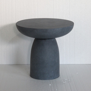 Mesa Auxiliar Redonda <span class=keywords><strong>de</strong></span> Cemento y Magnesio para Decoración del Hogar, Estilo Wabi-sabi, Diseño <span class=keywords><strong>de</strong></span> Alta Gama - Product Image 2