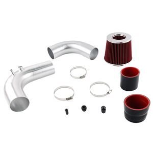 Kit de Admisión de Aire Frío de 3 Pulgadas para <span class=keywords><strong>Honda</strong></span> Civic Acura <span class=keywords><strong>Integra</strong></span> K20 <span class=keywords><strong>K24</strong></span> K Swap DC2 EG Ek 1992-00, Intercambio de Motor, Rojo y Plateado - Product Image 5