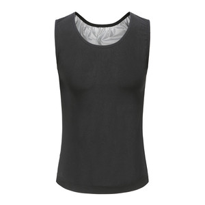 Débardeur de compression amincissant pour <span class=keywords><strong>homme</strong></span>, à manches courtes, favorisant la sudation, pour le fitness et le contrôle du ventre - Product Image 3