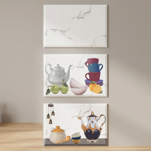 Qualité d'exportation de haute qualité 12x18 numérique brillant carreaux de mur en céramique équipement de cuisine photo imprimé taille 30x45cm 300x450mm - Product Image 4