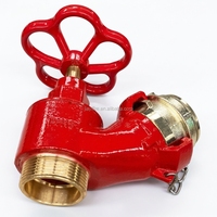 Robinet de raccordement en alliage d'aluminium de style français DN40/45mm BSP pour hydrant d'incendie, installation facile