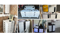Batterie domestique LiFePO4 hybride intelligente haute tension 153,6 V, 20 kWh, 30 kWh, avec BMS empilable, communication CAN, IP20