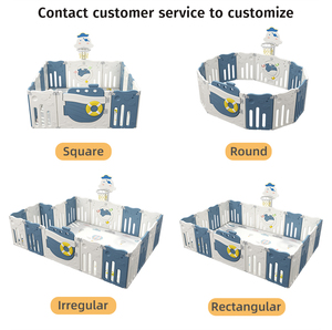 MIGO Bear <span class=keywords><strong>Corrales</strong></span> Coloridos para Niños Área <span class=keywords><strong>de</strong></span> Juego Plegable Cerca para Bebés y Niños Pequeños - Product Image 2