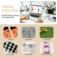 Chaussettes de Pilates personnalisées OEM pour femmes, en jacquard avec nœud, bord festonné, antidérapantes, pour yoga, barre et danse