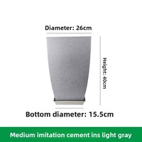 Grand modèle de pot de fleurs créatif de style nordique pour Monstera et plantes vertes, utilisation intérieure et extérieure, salons, balcons