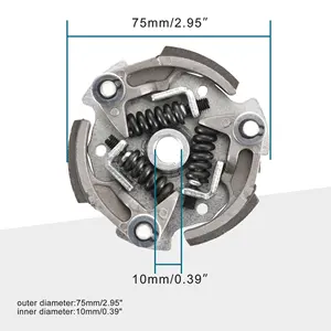 GOOFIT Substituição de almofada de embreagem refrigerada a água para motocicleta 2 tempos 37cc 39cc Mini Pocket Bicicleta ATV Quad Scooter