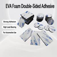 Acryl-EVA-Schaum Doppelseitiges Klebeband Weiß Hochhaftend Quadratisch 3mm Runder Schwamm für Auto-Ornamente