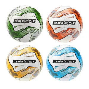 Best Selling Quality Football Pretty Design Football Original Factory Low Bouncing Ball PVC Soccer Balls For Entertainment