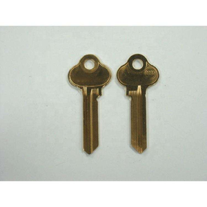 Llave en blanco de latón niquelado LW4 adecuada para tiendas de cerrajería - Product Image 3