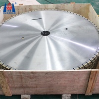 Lame de scie circulaire industrielle blanche de 1,2 mètre, grand diamètre, revêtement Ti, pour la découpe du marbre, du calcaire et du travertin