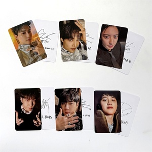6ชิ้น/เซ็ต iodls อัลบั้มใหม่โฟโต้การ์ดแบบสองด้านความละเอียดสูง Reverxe HD การ์ดโลโมมันวาวสองด้าน Baekhyun Chanieol Suho Kai Sehun <span class=keywords><strong>Xiumin</strong></span> โปสการ์ด - Product Image 6