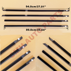 4 Pezzi Guarnizione Esterna per Vetri Porta, Modanatura Paravento per <span class=keywords><strong>Suzuki</strong></span> Grand <span class=keywords><strong>Vitara</strong></span> 2005-2008 2009-2012 2013-2017, Striscia in Gomma per Finestrini - Product Image 3