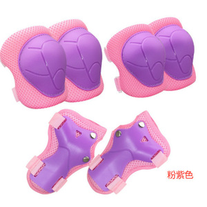 Rodilleras y coderas para niños con protectores de muñeca, equipo de protección transpirable rojo para esquiar, patinar, hacer deportes de skate - Product Image 5