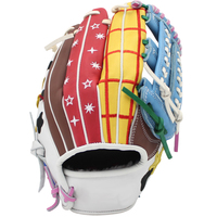 Gants de baseball personnalisés populaires, gants de baseball et de softball de haute qualité en cuir véritable Kip, mitaines de baseball à prix de gros abordable
