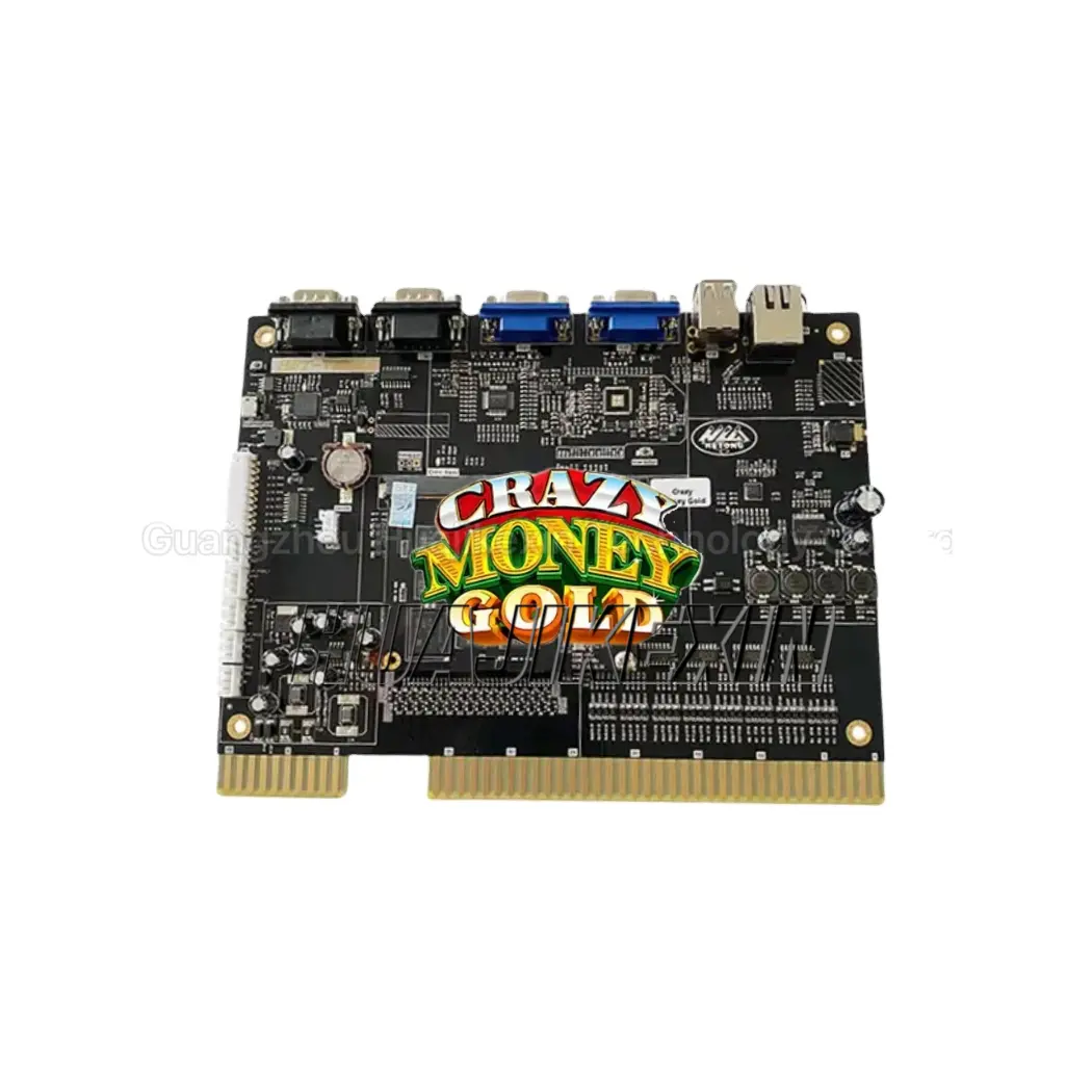 HJKX Jogo Crazy Money Gold Board para Arcade Game Machine