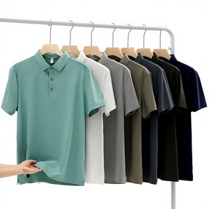 เสื้อโปโลผู้ชายแบบกำหนดเอง OEM ผ้าคอตตอนปิเก้ ปักโลโก้ แบรนด์ส่วนตัว เสื้อโปโลลำลองสำหรับตีกอล์ฟ ผู้ผลิตขายส่ง - Product Image 4