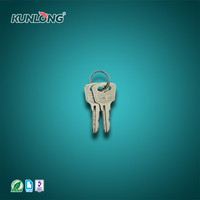 Poignée de porte cylindrique en alliage de zinc Kunlong SK1-309A-1 avec 2 clés
