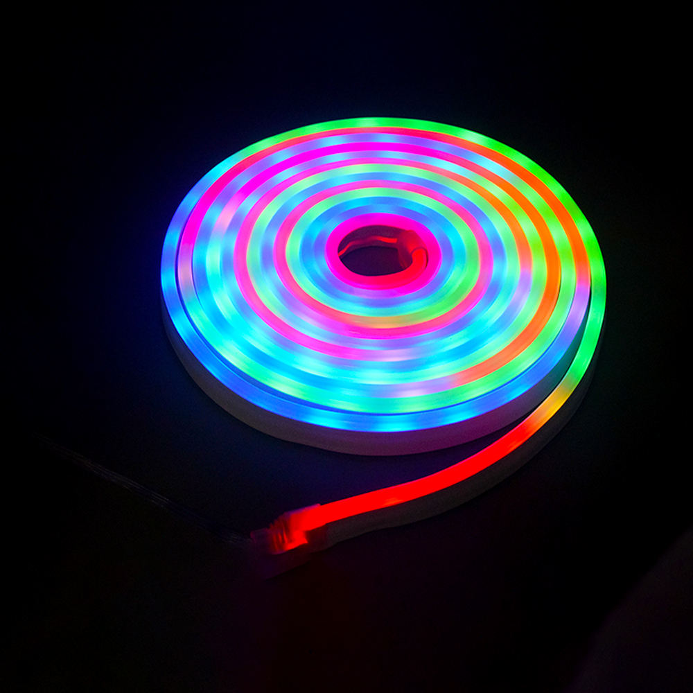 Rgb Magic 5m Smart Strip Led Neon Light Strings Ip67 Rated Cuttable for Dc 5v Input for Decorations
