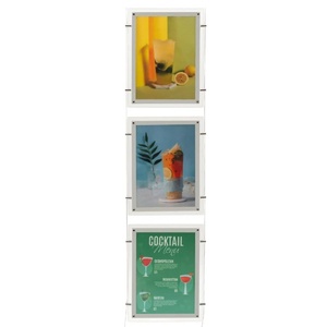 Wholesale LED Picture Frame Display Sign Holder A4 Real Estate Window Hanging Crystal Acrylic Advertising Light <b>Box</b> - Product Image 2