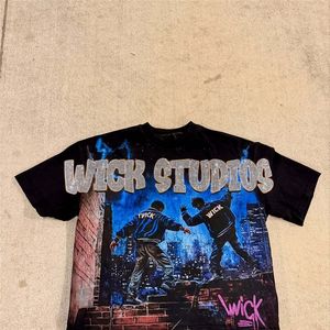 Camisetas Negras para Hombre con Brillo, 280 GSM, Algodón Peinado Airlume, Oversize, Listas para DTG, 100% Algodón, con Pegatinas y Marca - Product Image 2