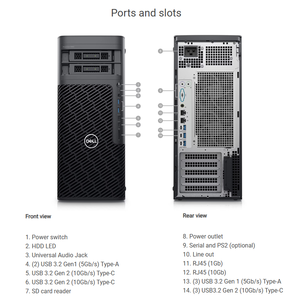 Emballage d'origine RTX A400-4G Xeon W3/W5/W7 Dells 5860 Tower Workstation T5860 Desktop Performance ultime Jusqu'à 24 cœurs 225 - Product Image 3