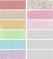 Autocollants de bijoux en cristal faits à la main strass Scrapbooking paires décoratives sur mesure pour Scrapbooking
