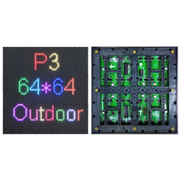 Pixels polychromes extérieurs du module 64x64 d'écran de la haute définition P3 192x192mm SMD LED