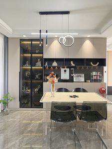 Customized Size Marble <b>Sideboard</b> Solid Wood Material Restaurant Furniture-Environmentally Protected - Product Image 4