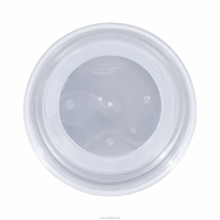 Conteneur alimentaire jetable en PP recyclable de 1500 ml avec couvercle pour traiteur, barquette de charcuterie, repas à emporter, compatible micro-ondes, anti-fuite, sans BPA