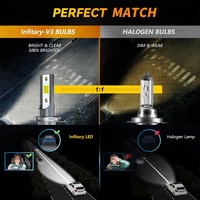 Pour Infitary vente d'usine directe nouveau H3 H11 9005 9006 antibrouillard Durable H4 H7 LED projecteur de phare de voiture systèmes d'éclairage automatique