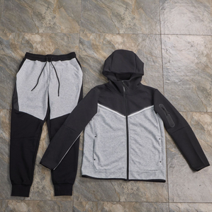 Sudadera con <span class=keywords><strong>capucha</strong></span> doble <span class=keywords><strong>Shark</strong></span> 2025 de marca de moda, diseño de diseñador, al por mayor, nueva, para hombre, con cremallera, traje deportivo técnico - Product Image 5