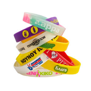 Bracelet en silicone imperméable personnalisé avec logo pour événements sportifs - Product Image 1