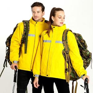 Multi Bandes Réfléchissantes Épaisses Vestes d'Hiver pour Hommes Bonne Garder au Chaud Vestes d'Hiver Respirantes Pour Escalade - Product Image 2