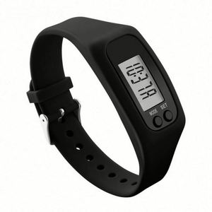 Montre connectée personnalisée promotionnelle en tissu sérigraphié durable avec podomètre de marche/course et compteur de calories - Product Image 2