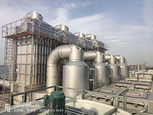 Torre de pulverización de depurador de agua de amoníaco, horno de combustión de soldadura para tratamiento de gases residuales, maquinaria de eliminación de gases - Product Image 6