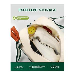 Bolsa de Pickleball para Mujer y Hombre con Funda para Raqueta, Bolsillo Externo para Pelotas y Correa de Hombro Ajustable con Gancho para Valla - Product Image 3