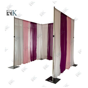 Portable pipe and drape kit <b>backdrop</b> support <b>stand</b> wedding used pipe and drape - Product Image 6