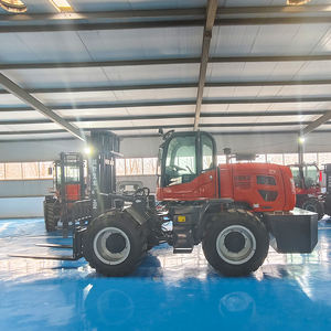 מלגזה זול דיזל חיצוני terran מלגזה מחוץ לכביש 5 טון כל השטח מלגזה 4 x4 עם מנוף קבצים מצורפים - Product Image 3