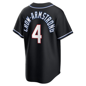 Maillots de baseball personnalisés 2026 Chicago Fashion Black Out, brodés et cousus, uniformes pour jeunes avec logos - Product Image 3