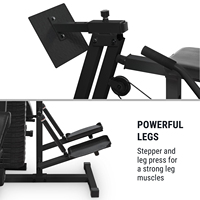 Machine d'entraînement musculaire complète multi-stations avec pile de poids de 100 kg pour salle de sport à domicile