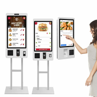 Masung mesin Kios layanan mandiri dalam ruangan, untuk tiket, Check-in, dan informasi Android Windows