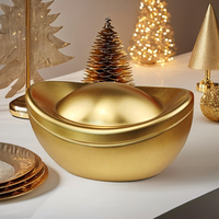 Pot à lingots créatif en fer blanc de petite taille après les boîtes-cadeaux bonbons de mariage biscuits au chocolat recevoir un pot de pépites d'or Yuan boîtes en fer blanc