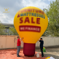 Ballon publicitaire gonflable géant facile à installer pour la décoration de magasins de meubles et de centres commerciaux