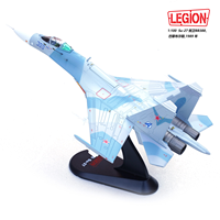 Modèle en alliage 1:100 du chasseur Su-27 SU27 Paris Bourget 1989