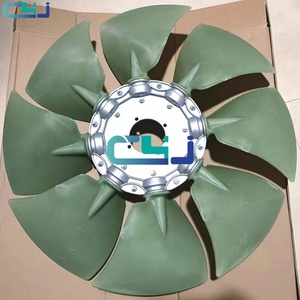 Pièce d'excavateur VOE14505630, nouvelle pale de ventilateur de refroidissement de haute qualité pour EC210/EC210B/EC240B/EC290B/D4D/D5D/D6D - Product Image 3