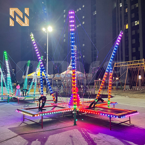 Trampolín Elástico con Luces LED para 4 Personas <span class=keywords><strong>Nova</strong></span> Rides, Trampolín Comercial para Interiores en Venta, Juegos de Diversión para Niños - Product Image 3