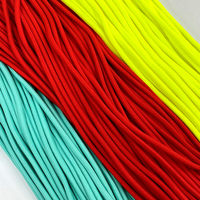 Vente en gros de 6mm cordons de serrage en nylon lacets avec logo personnalisé embouts de trempage en silicone pour sacs en macramé sweat à capuche pantalon à cordon vêtements en corde