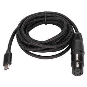 Tipo C maschio a 3 Pin <span class=keywords><strong>XLR</strong></span> femmina cavo microfono DAC Chip <span class=keywords><strong>XLR</strong></span> a USBC adattatore PVC rivestito combinazione schermato cavo dati Audio - Product Image 2